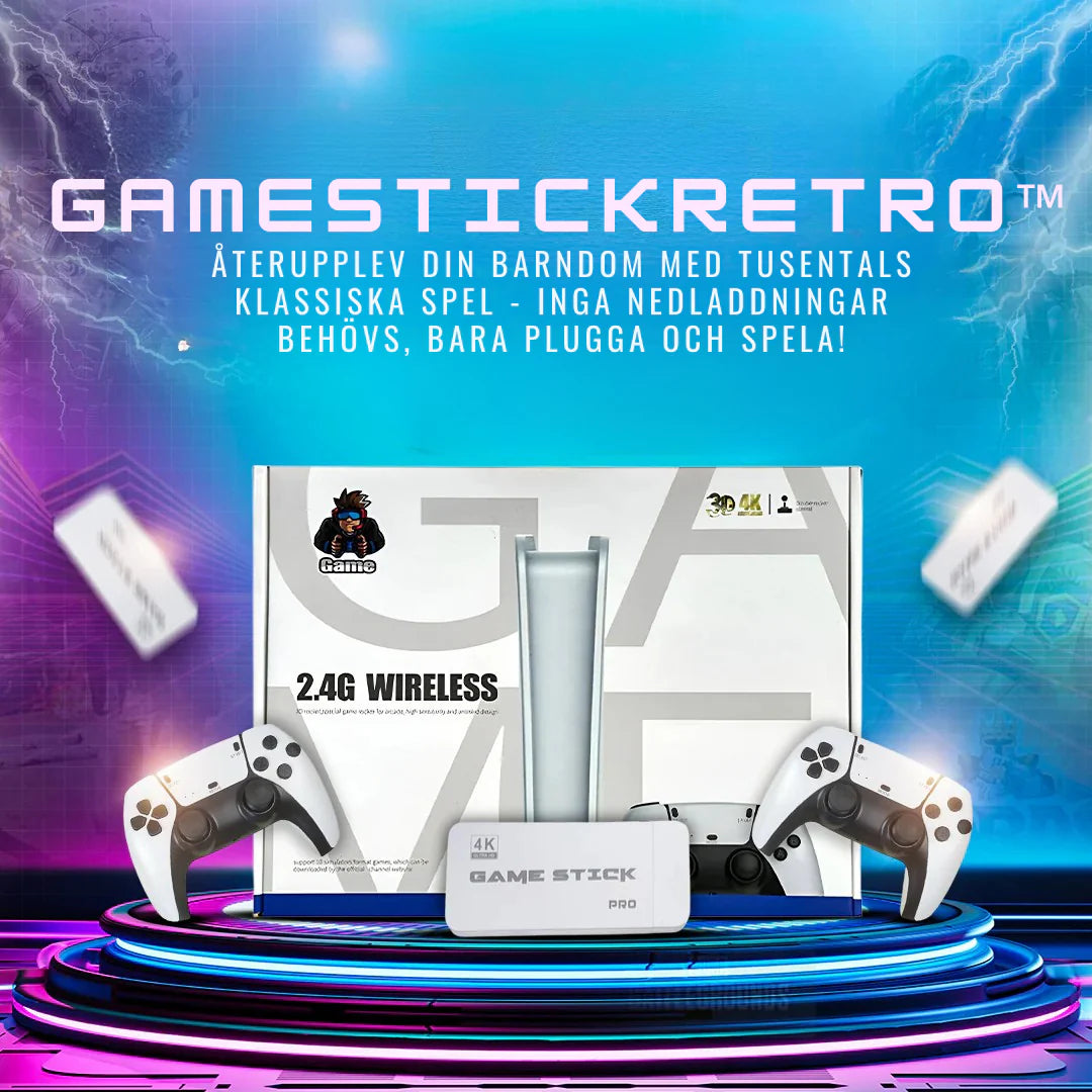 GameStickRetro™ – Tusentals klassiska spel i ett