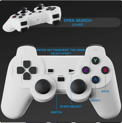 Sememini GamePro Projektor – 30 000+ retrospel & handkontroller