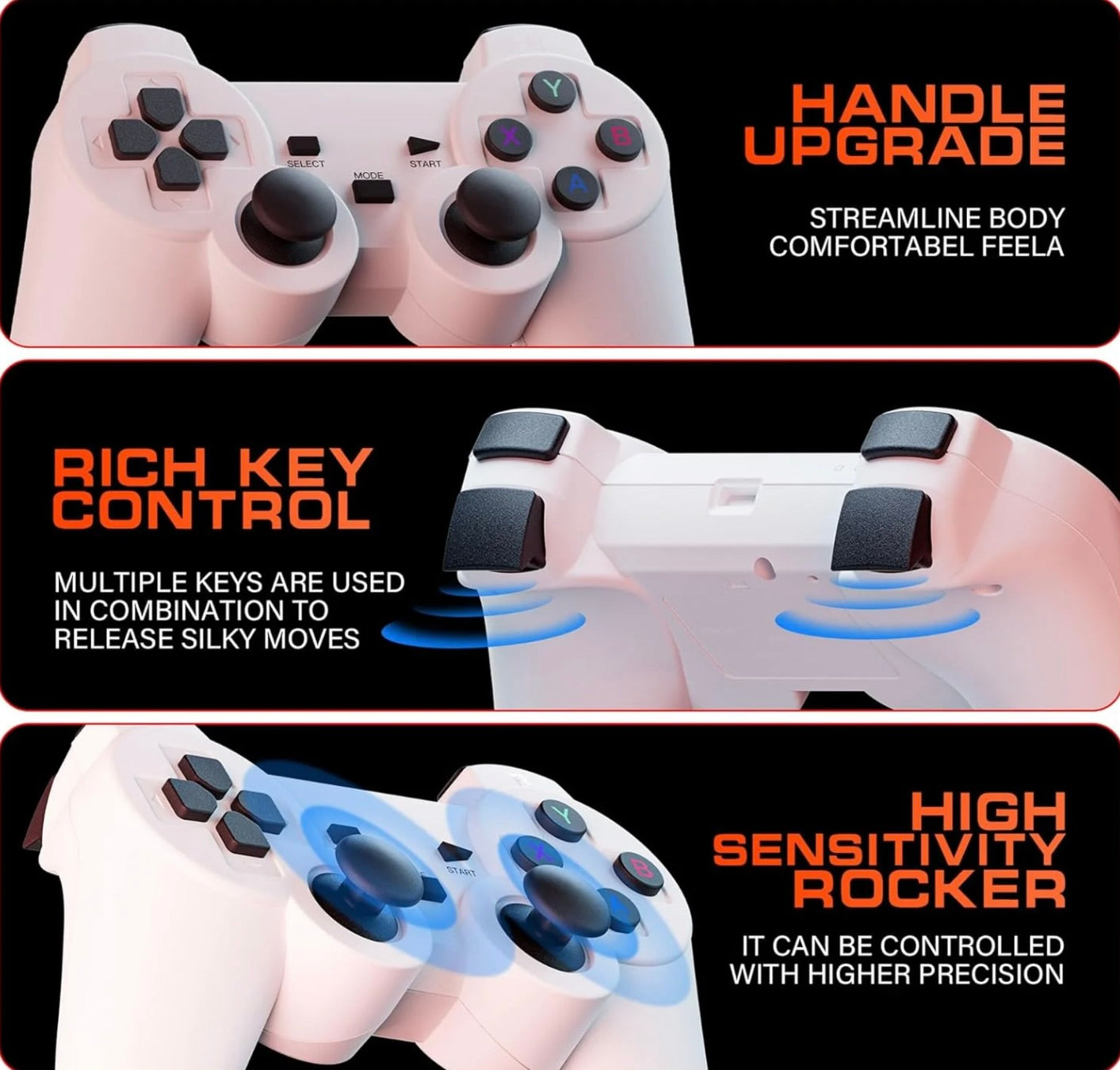 Sememini GamePro Projektor – 30 000+ retrospel & handkontroller