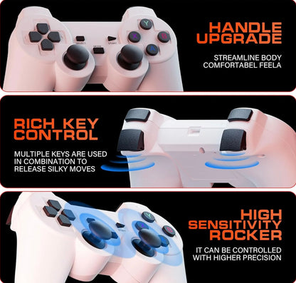 Sememini GamePro Projektor – 30 000+ retrospel & handkontroller